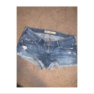 Hollister jean shorts
